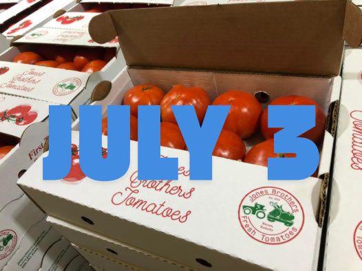 July 3rd Fresh Tomatoes