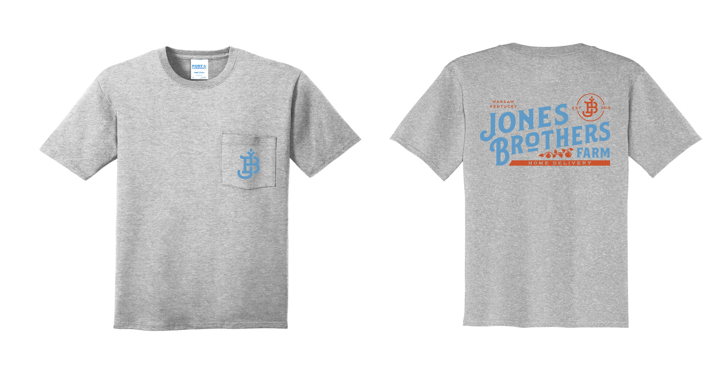 Gray Pocket T-Shirt – $15.00
