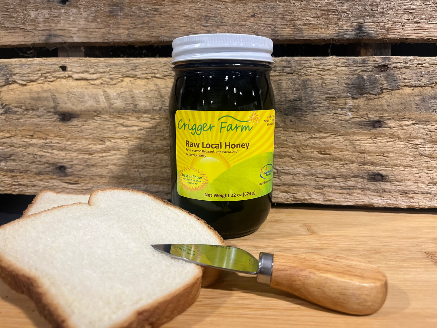 Original Fall Raw Honey – Pint Jar