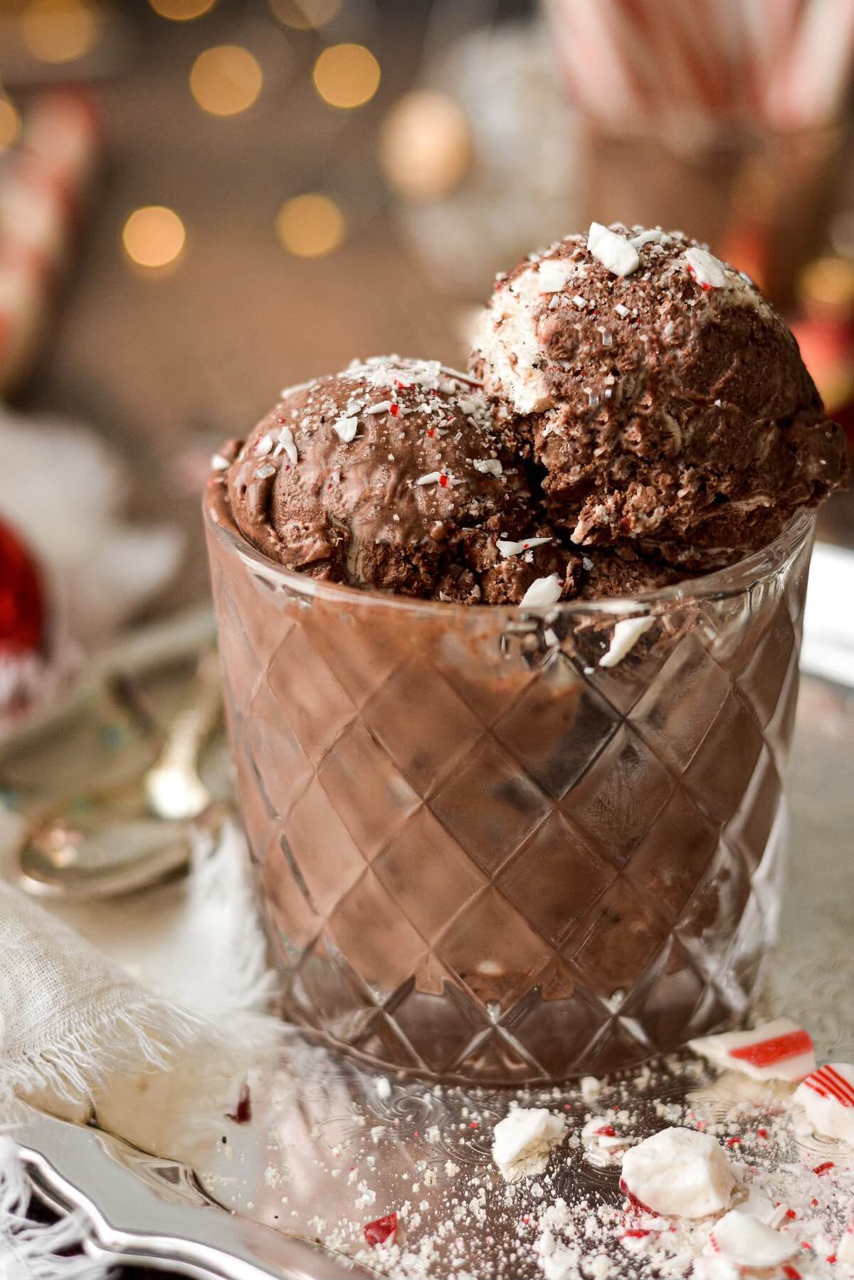 Peppermint Hot Cocoa Ice Cream - Pint